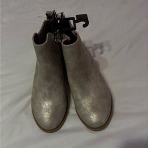& Other Stories Metallic Silver Kids Boots